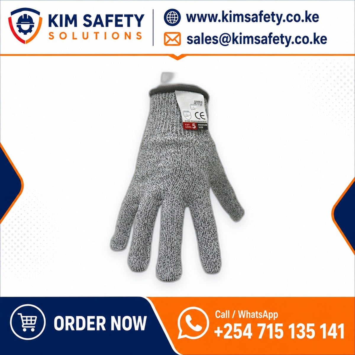 Anti-Cut Gloves (TraffiGlove) — KimSafety