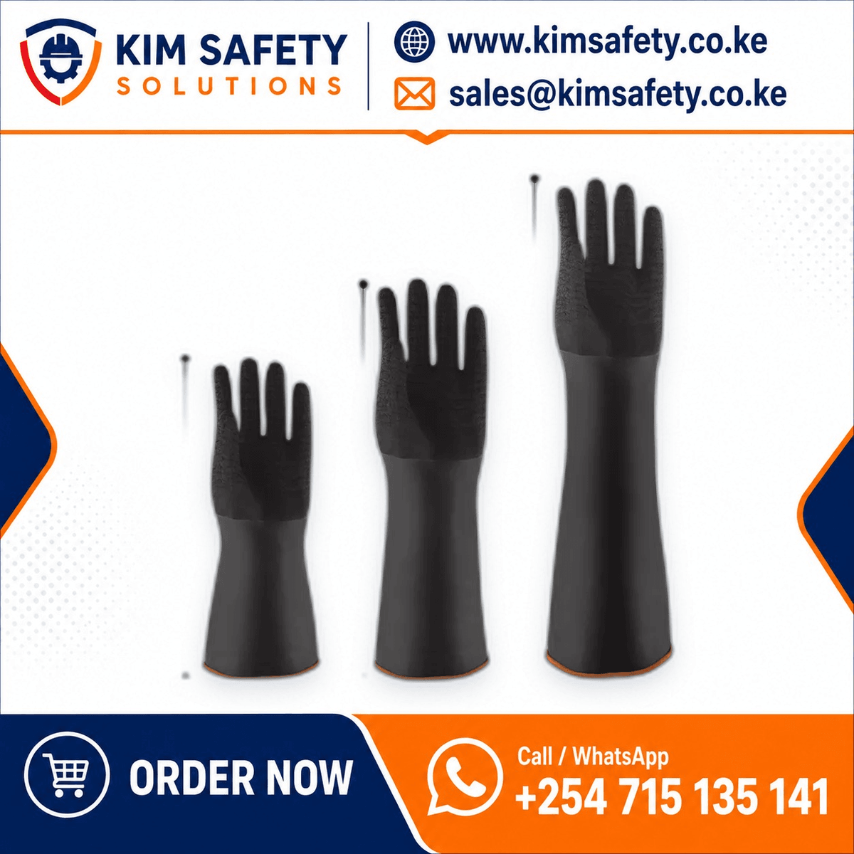 Black Multi-Use Gloves — KimSafety