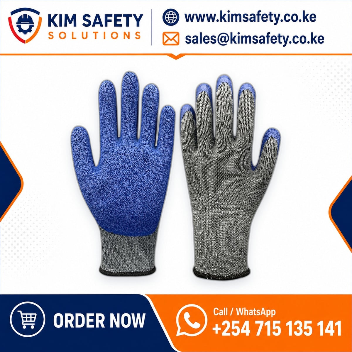 FlexiGlove Nitrile Work Gloves (Pair) — KimSafety