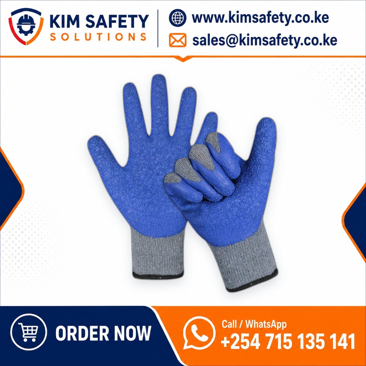 FlexiGlove Nitrile Work Gloves (Pair) — KimSafety