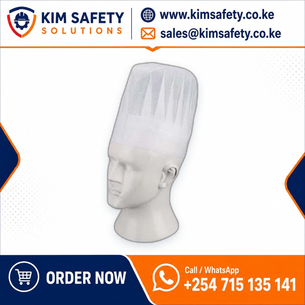 Disposable Chef Caps — KimSafety