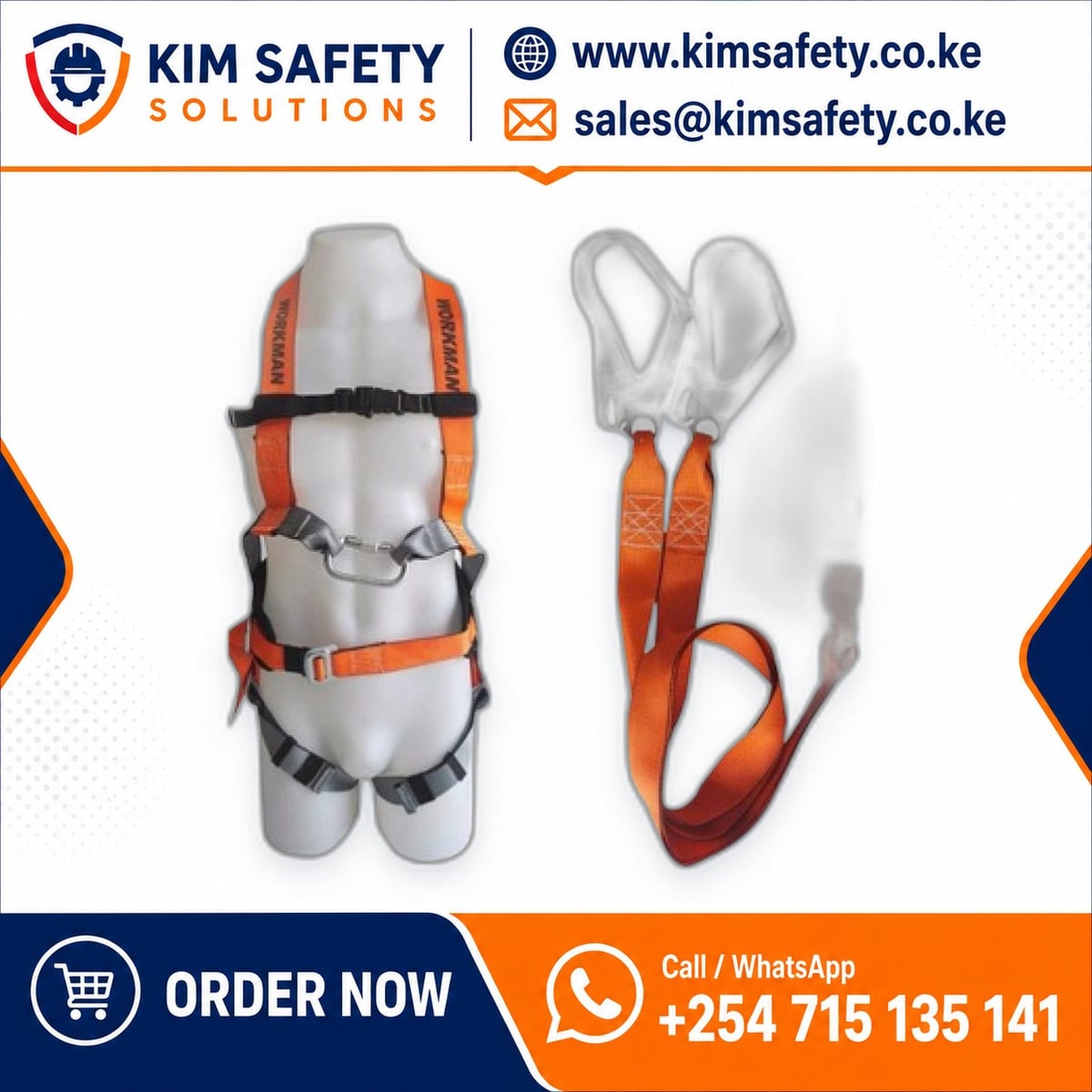 HarnessMax Full-Body Fall Arrest Harness — KimSafety