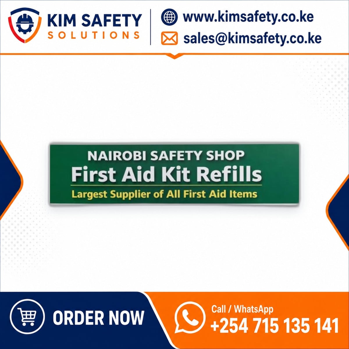 First Aid Kit Stock, Refill & Restocking Supplies — KimSafety