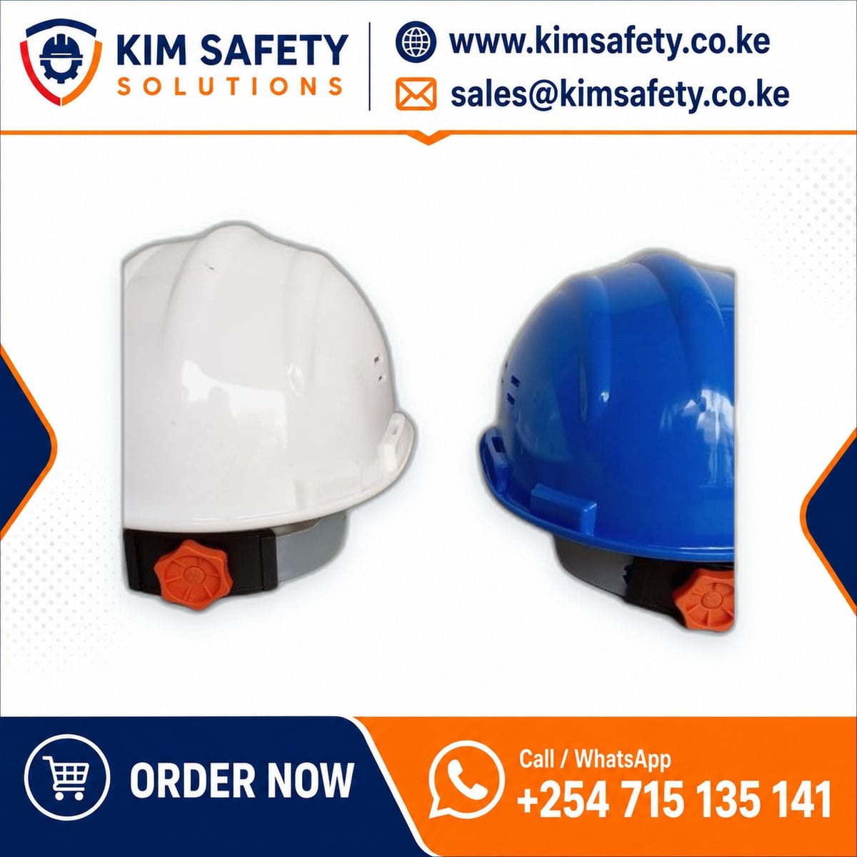 Vanguard Safety Helmet — White — KimSafety