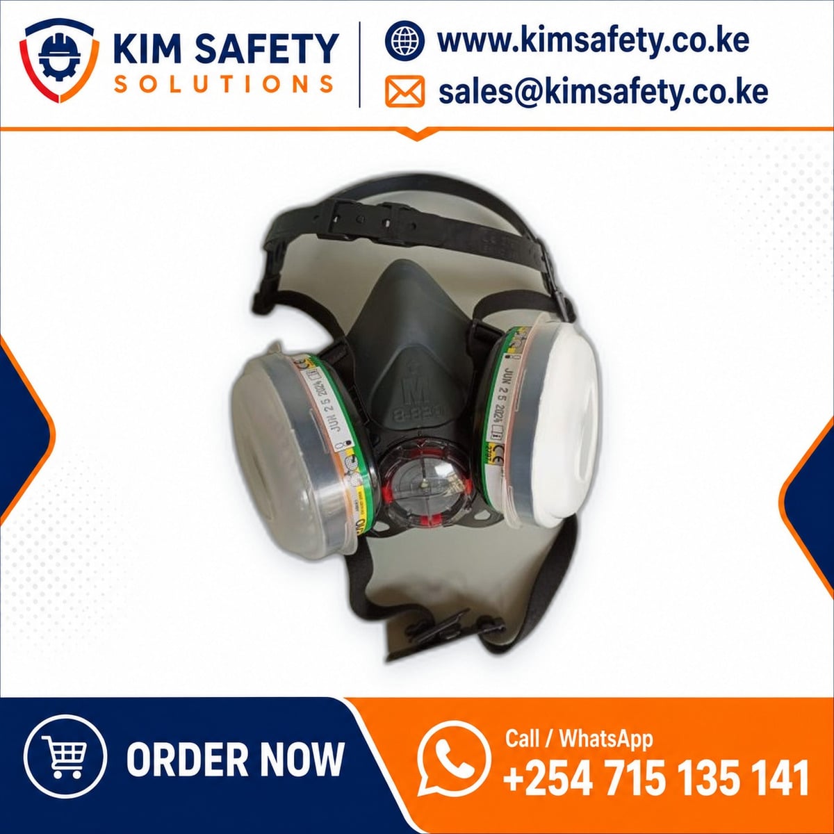 Nova Shield Half-Mask Respirator — KimSafety