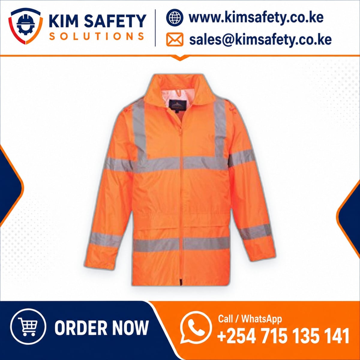 Light Reflective Riders Jacket — KimSafety