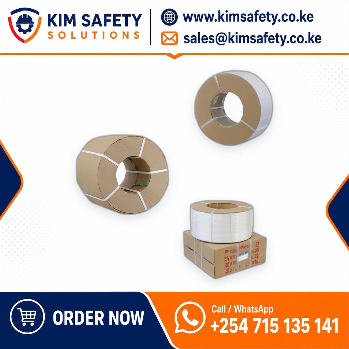 PP Strapping Rolls 15mm — KimSafety