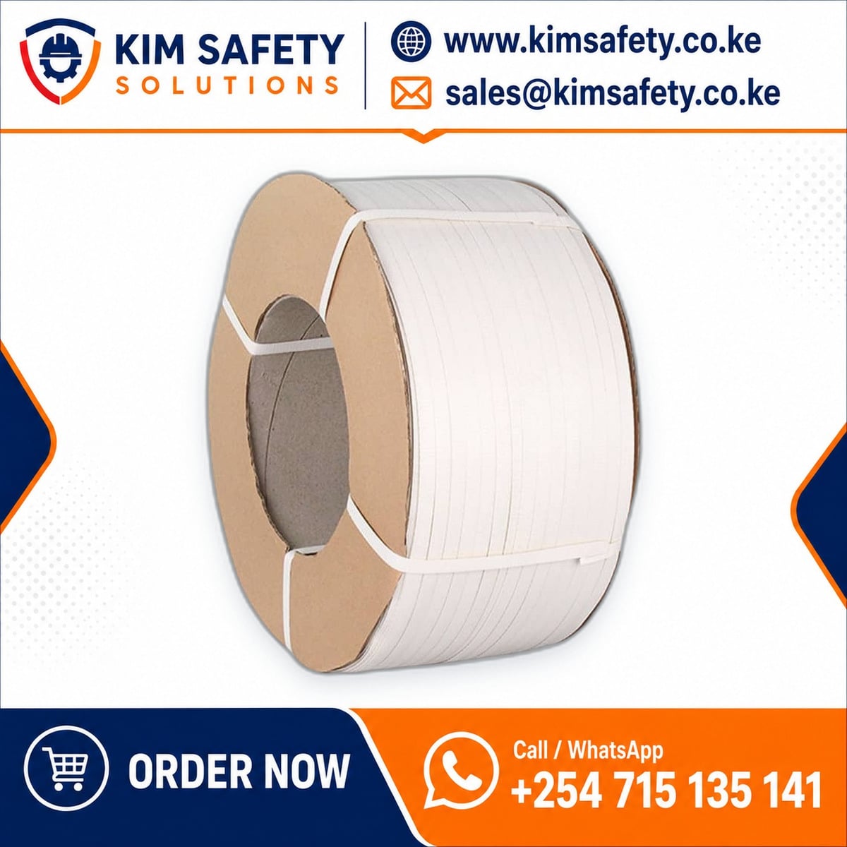 PP Strapping Rolls 15mm — KimSafety