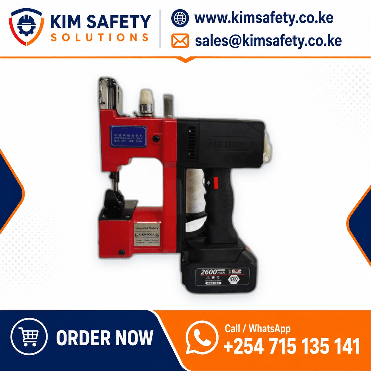 Portable Bag Closer Machine — KimSafety