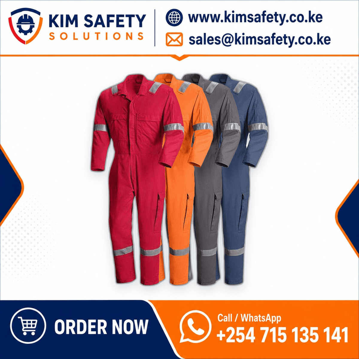 Reflective Overalls (Normal Duty) — KimSafety