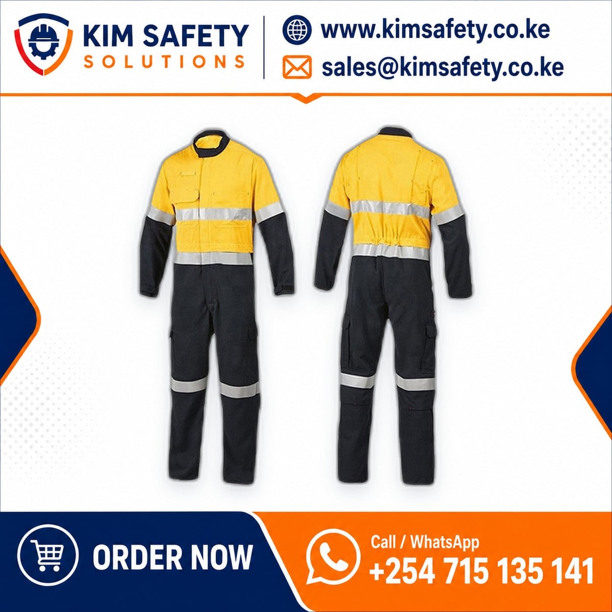 Reflective Overalls (Normal Duty) — KimSafety