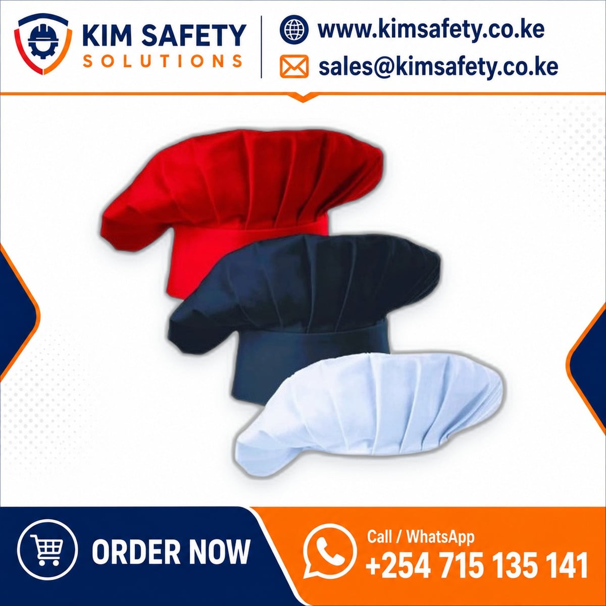 Reusable Chef Hats — KimSafety