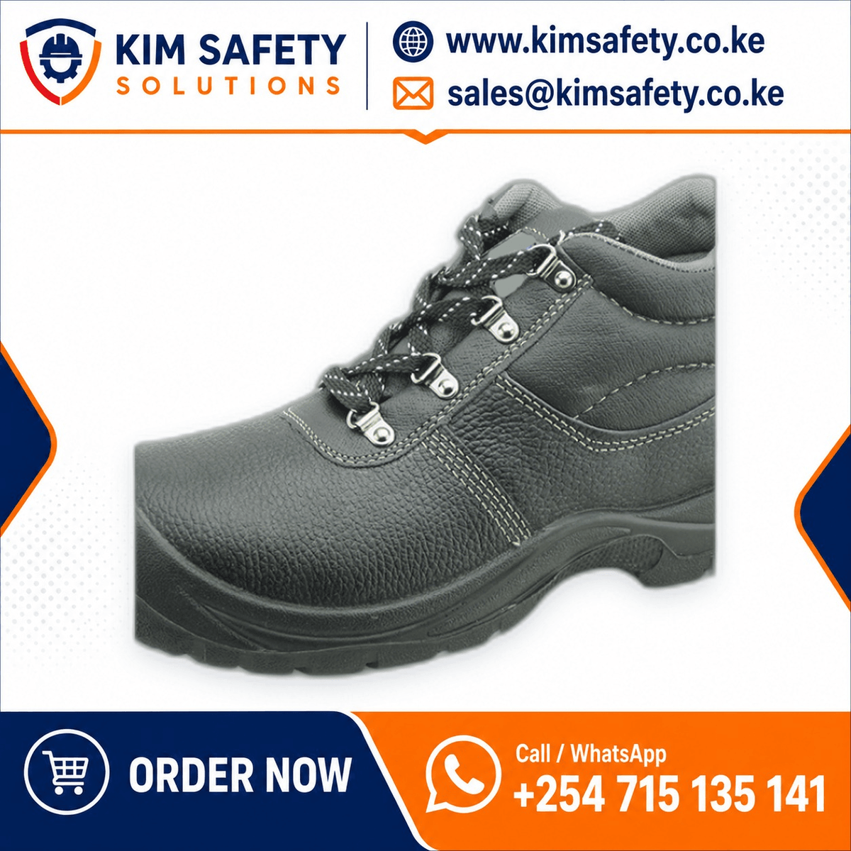 GripTech Steel-Toe Work Boots — KimSafety