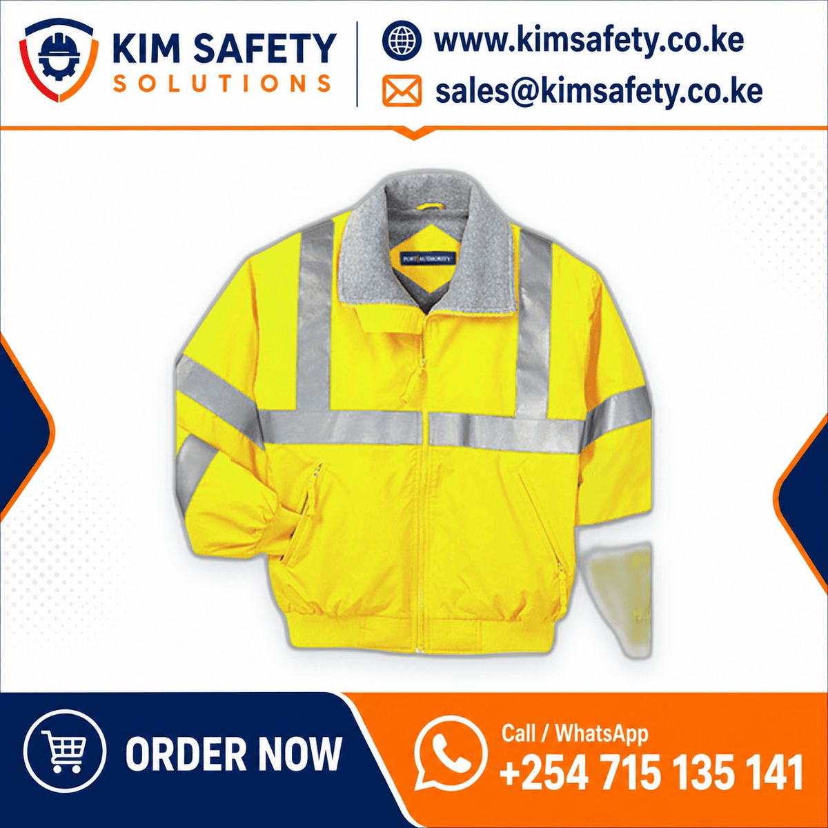 ThermoGuard HiVis Winter Jacket — KimSafety