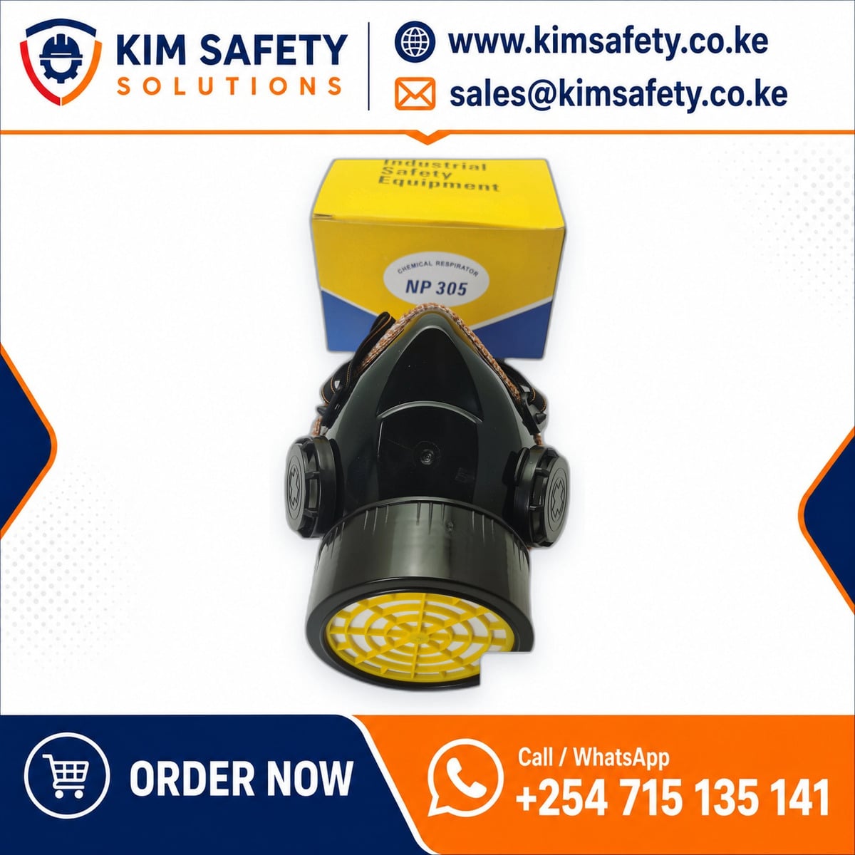 Single Respirator Mask (NP307) — KimSafety