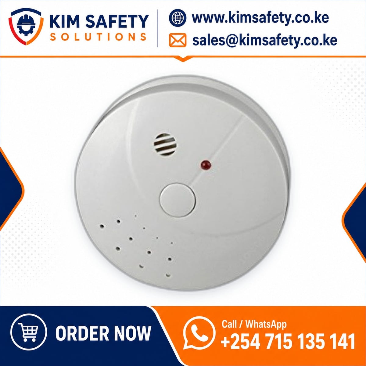 SmartAlert Optical Smoke Detector — KimSafety