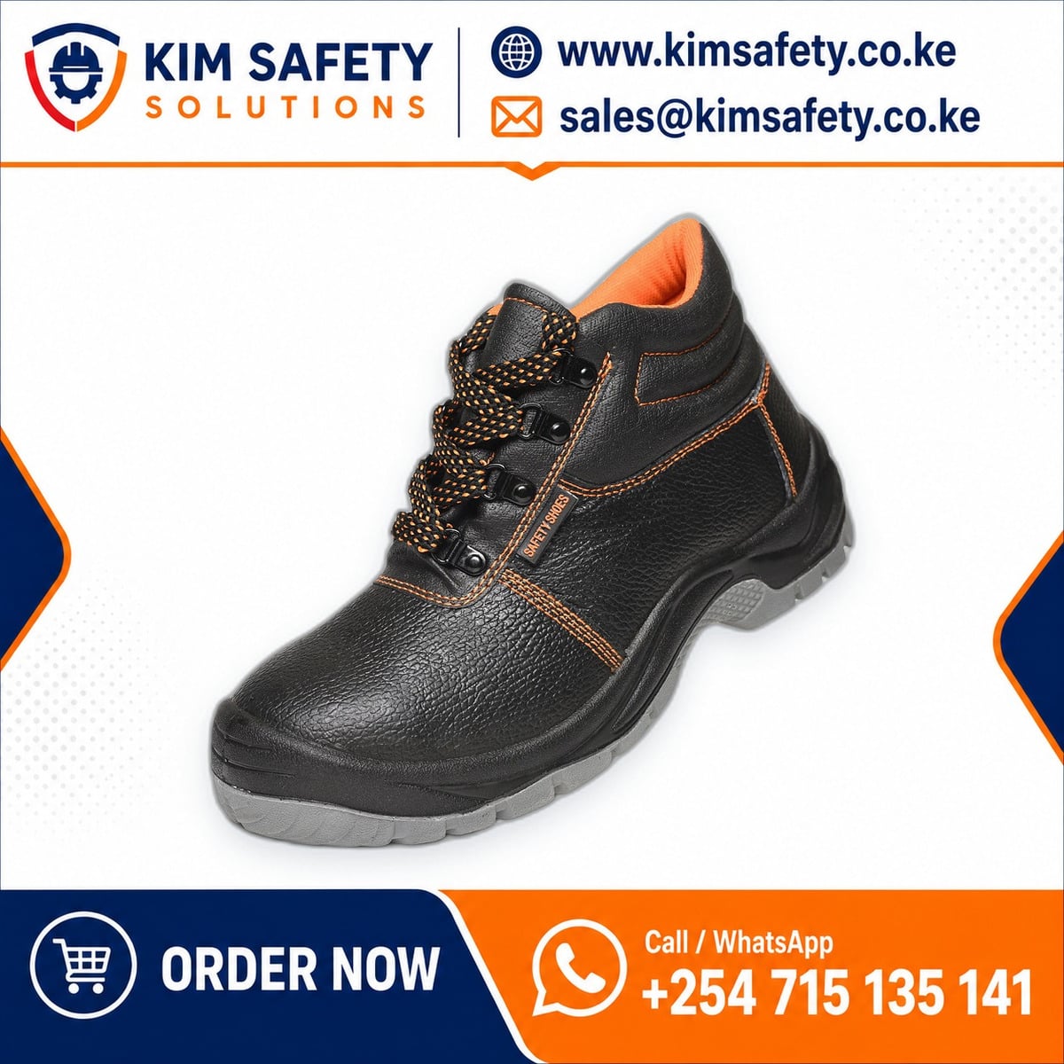 Steel-Toe Safety Shoes — KimSafety