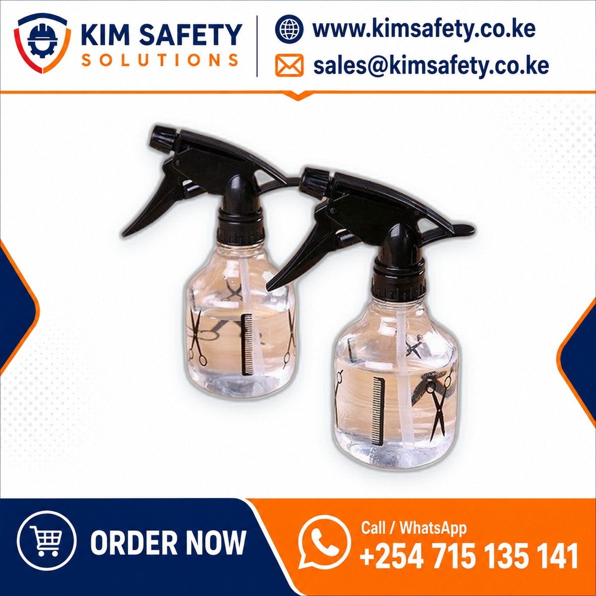 Barber Spirit Spray Bottles — KimSafety