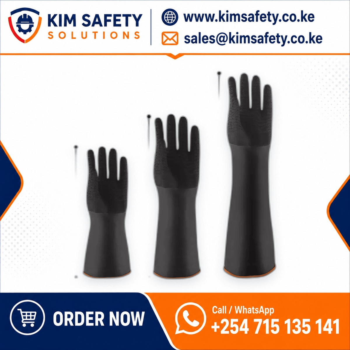 Black Multi-Use Gloves — KimSafety