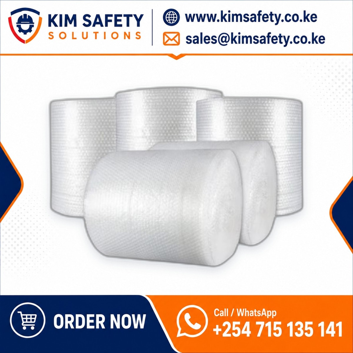 Bubble Wrap (100m Roll) — KimSafety