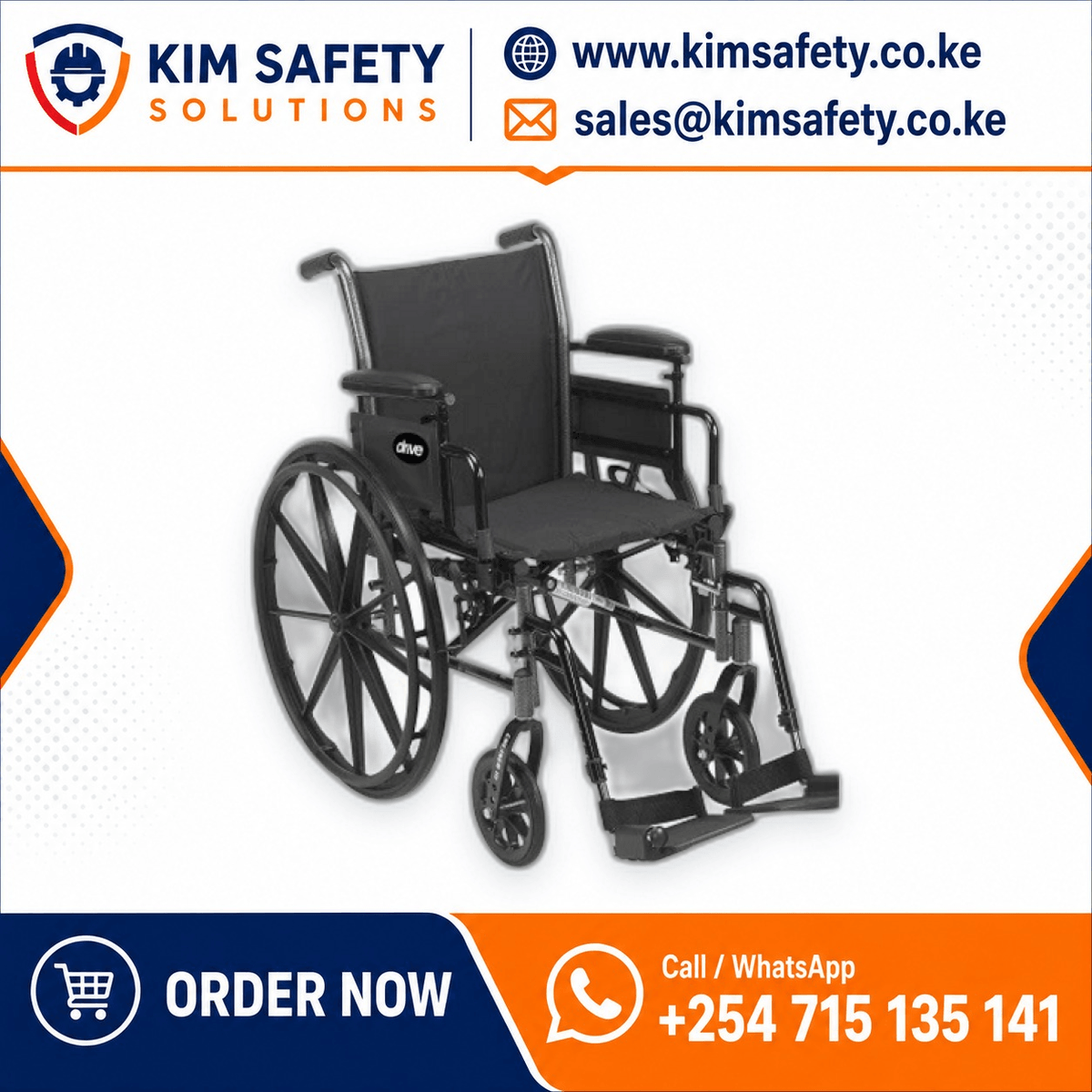Foldable Wheelchair — KimSafety