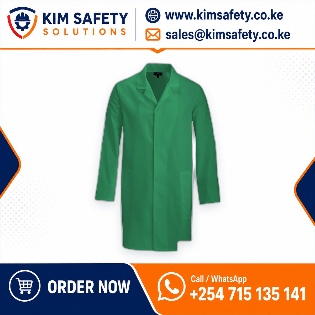 Food Industry Dustcoats — KimSafety