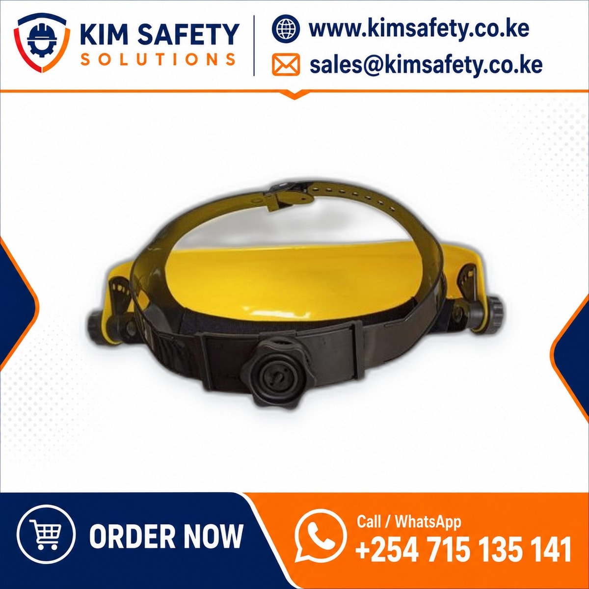 VisionPro Adjustable Face Shield — KimSafety