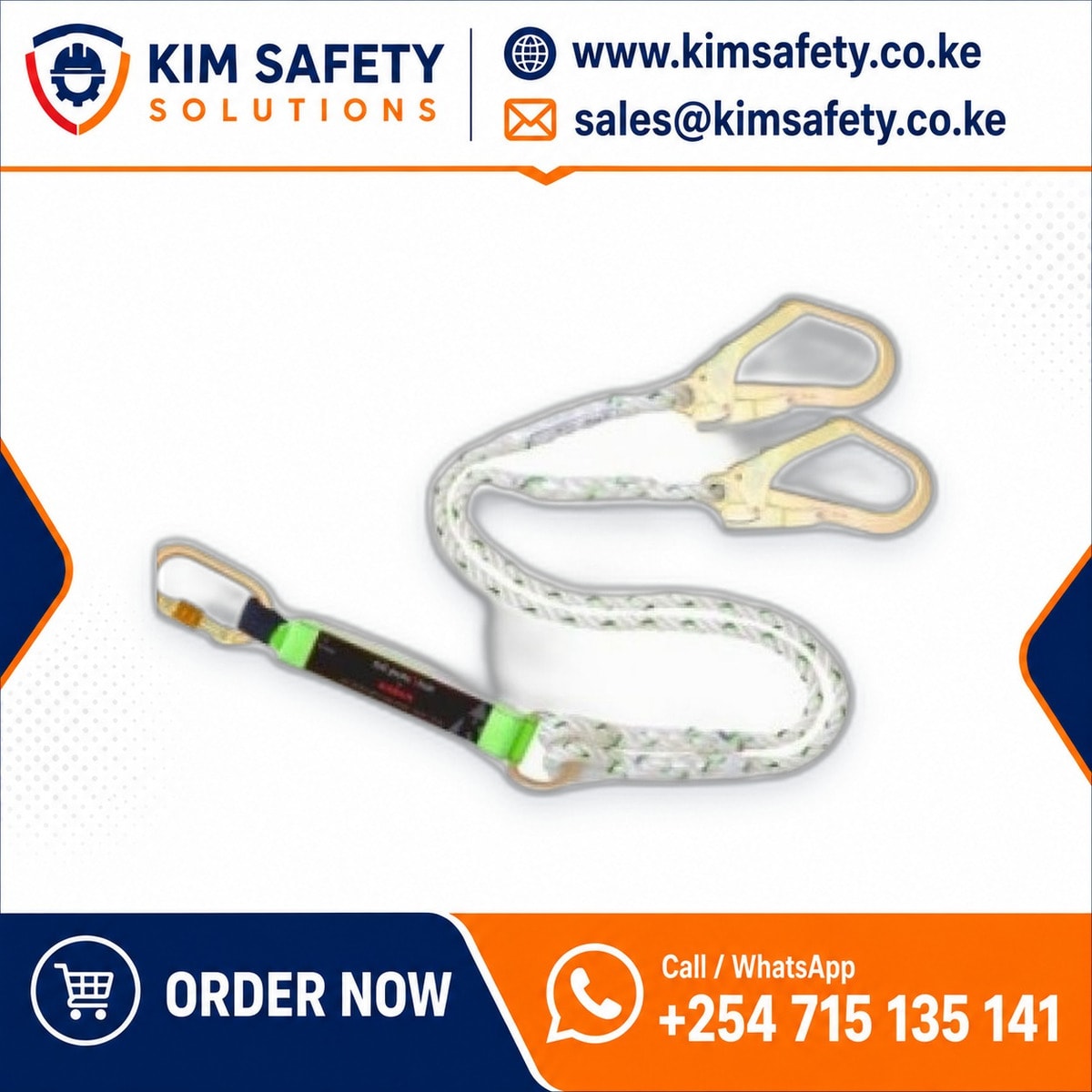 Full Body Harness Double Hook with Shock Absorber — KimSafety