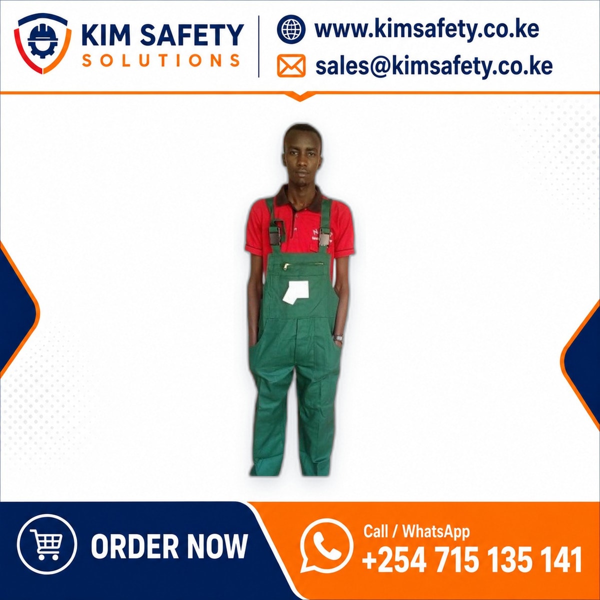 Heavy Duty Industrial Dungaree — KimSafety