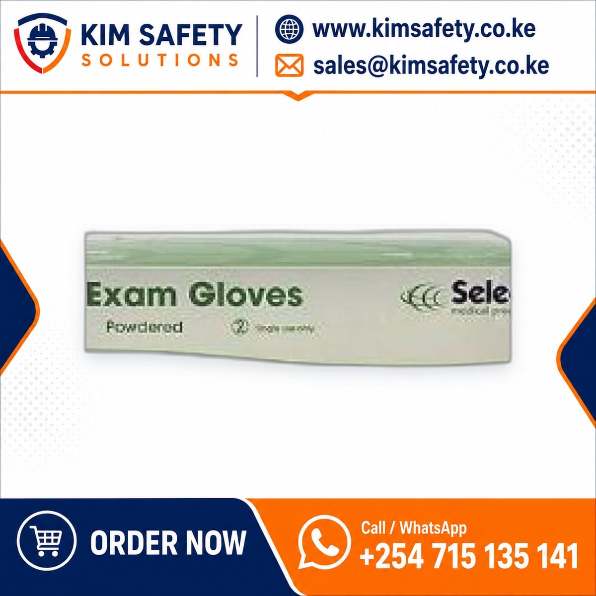 Latex Powdered Medical Examination Gloves — KimSafety
