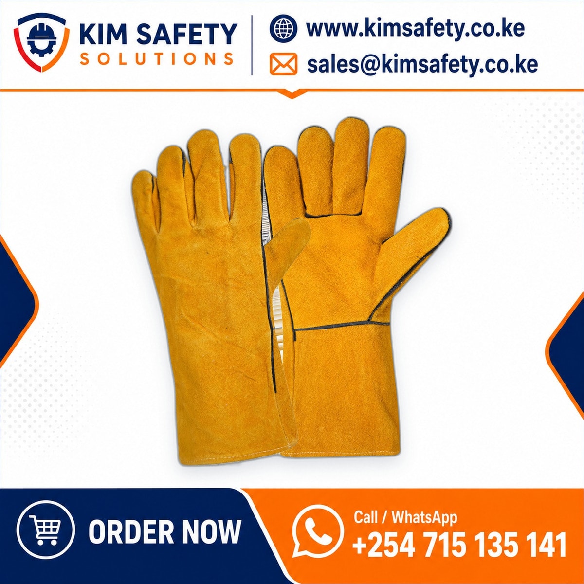 Leather Working Gloves — KimSafety