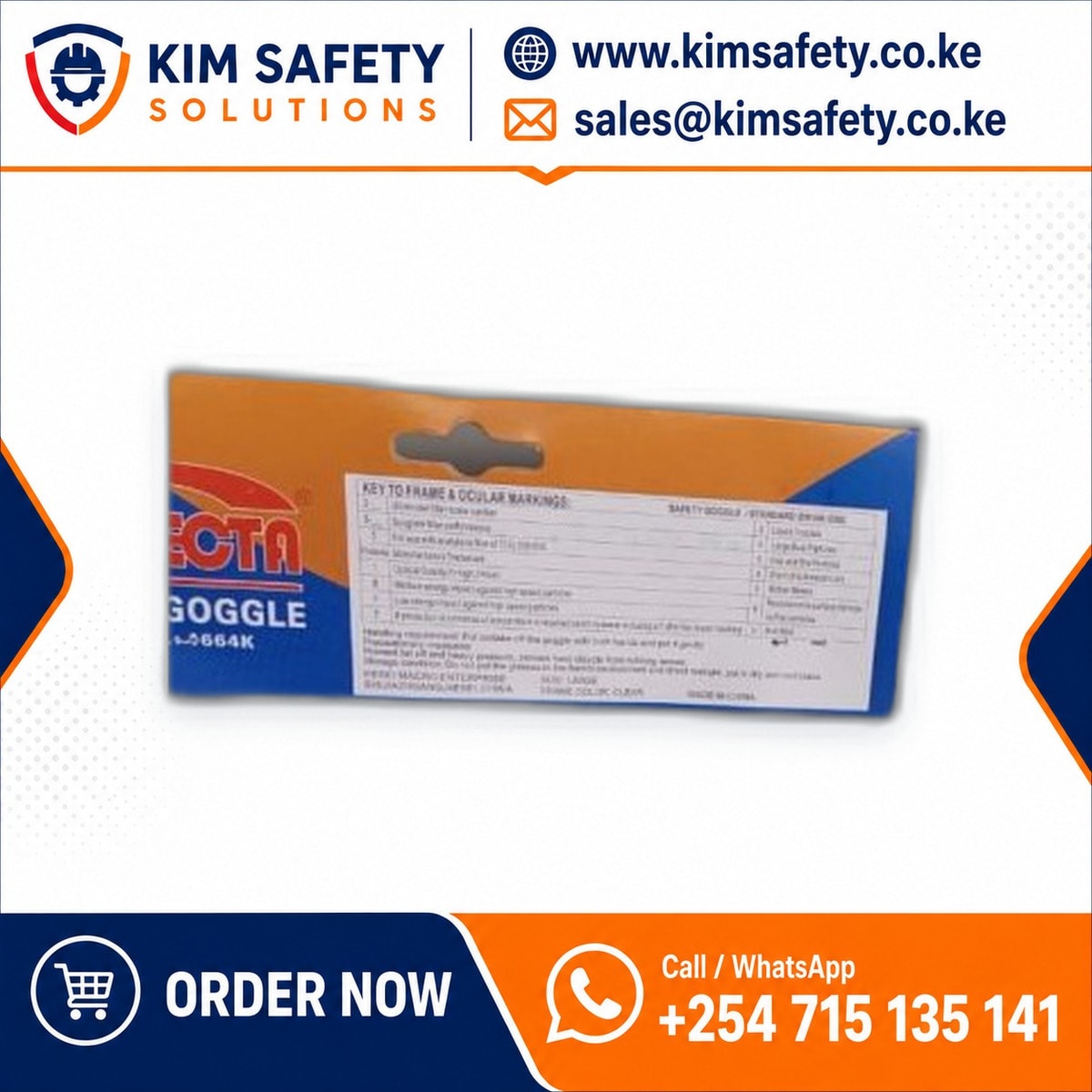 SafEyes Chemical Splash Goggles — KimSafety