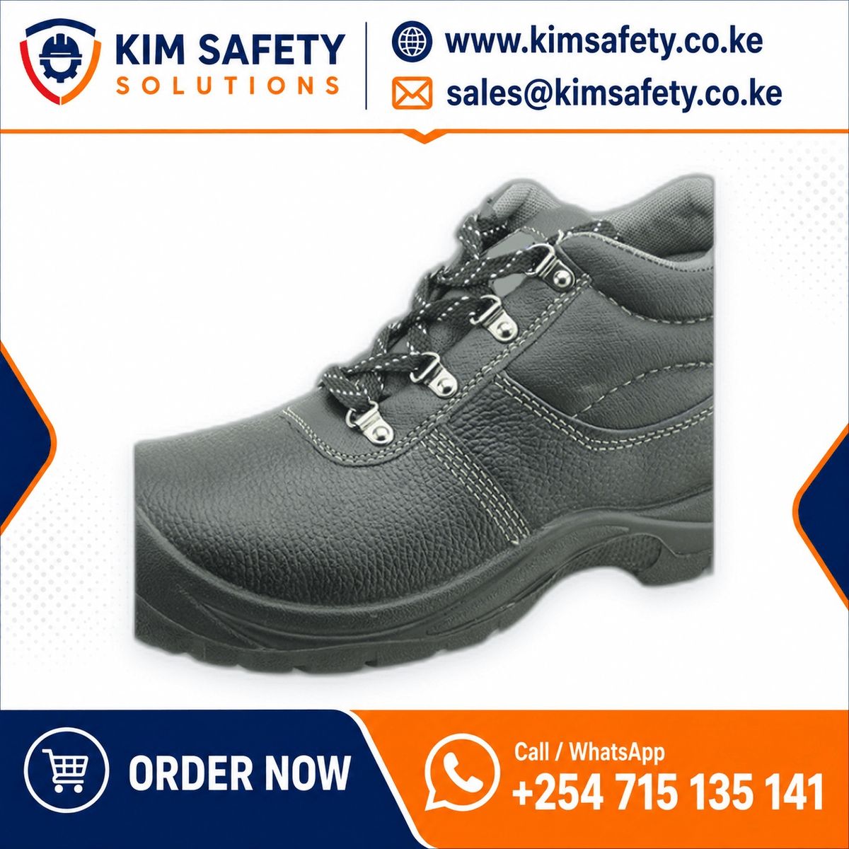 GripTech Steel-Toe Work Boots — KimSafety