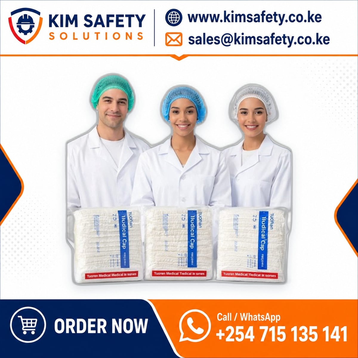 Disposable Hairnets (Food & Medical Grade) — KimSafety