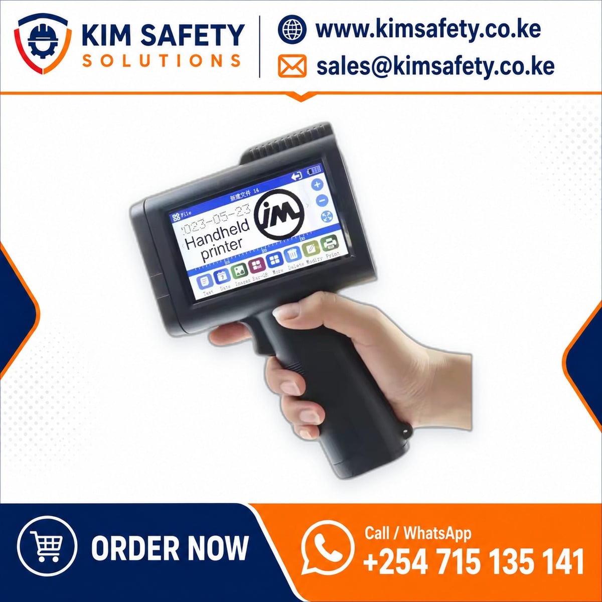 Handheld Inkjet Coding Printer — KimSafety