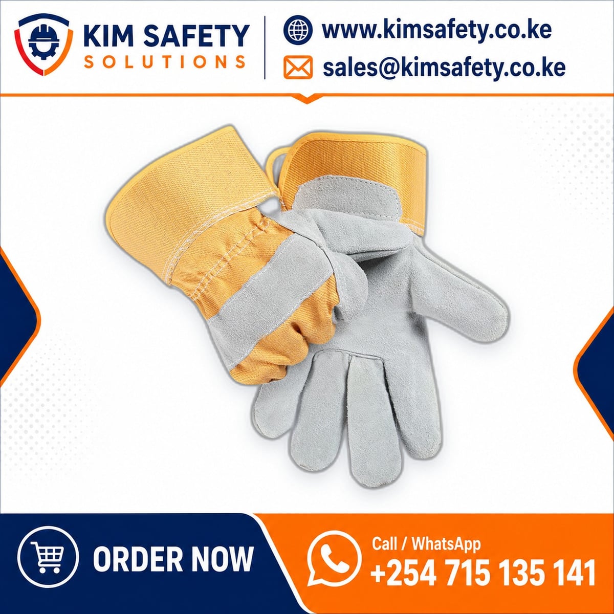 Leather Garden Gloves 10″ — KimSafety