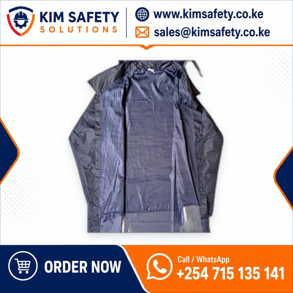 Rain Coat with Inner Lining — KimSafety