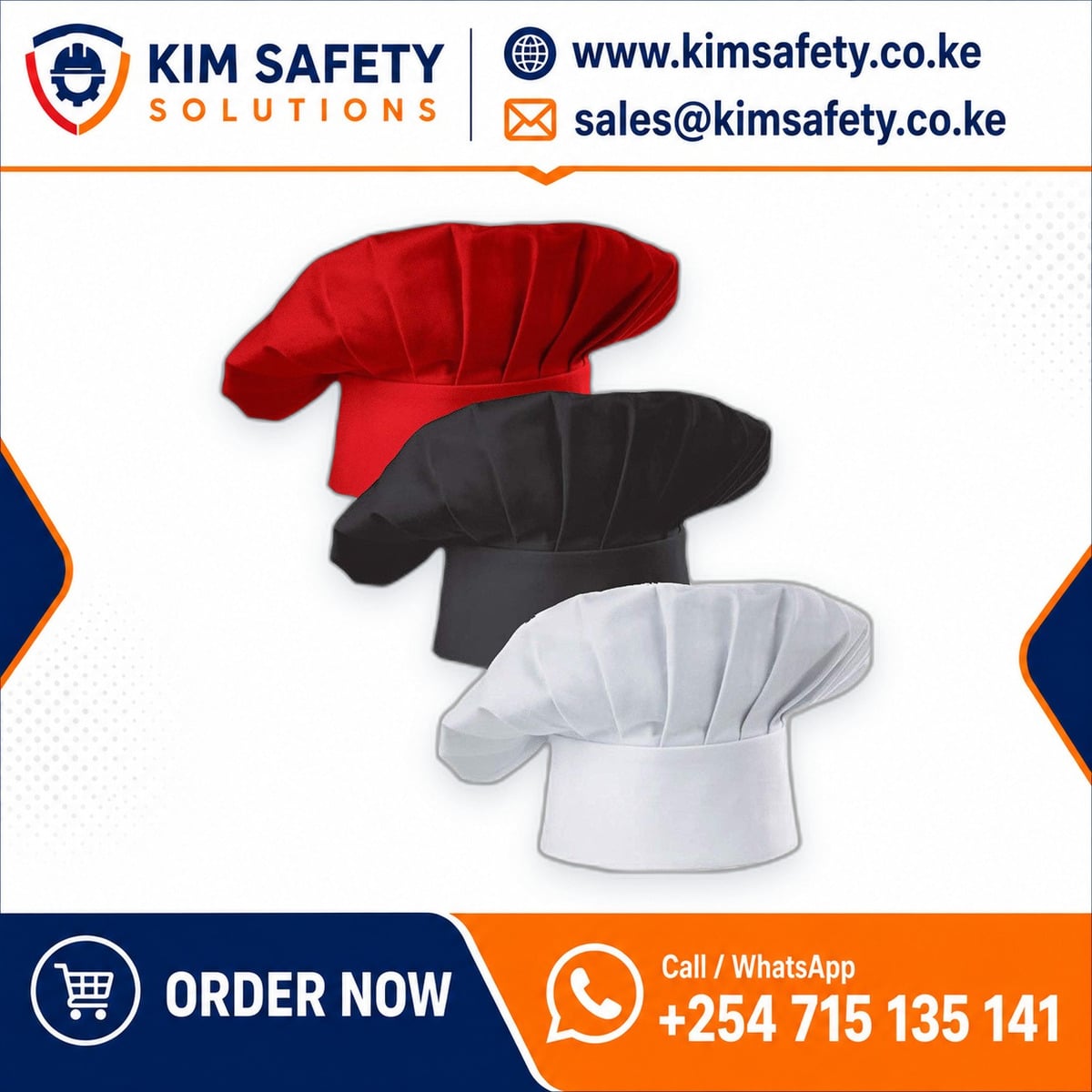 Reusable Chef Hats — KimSafety