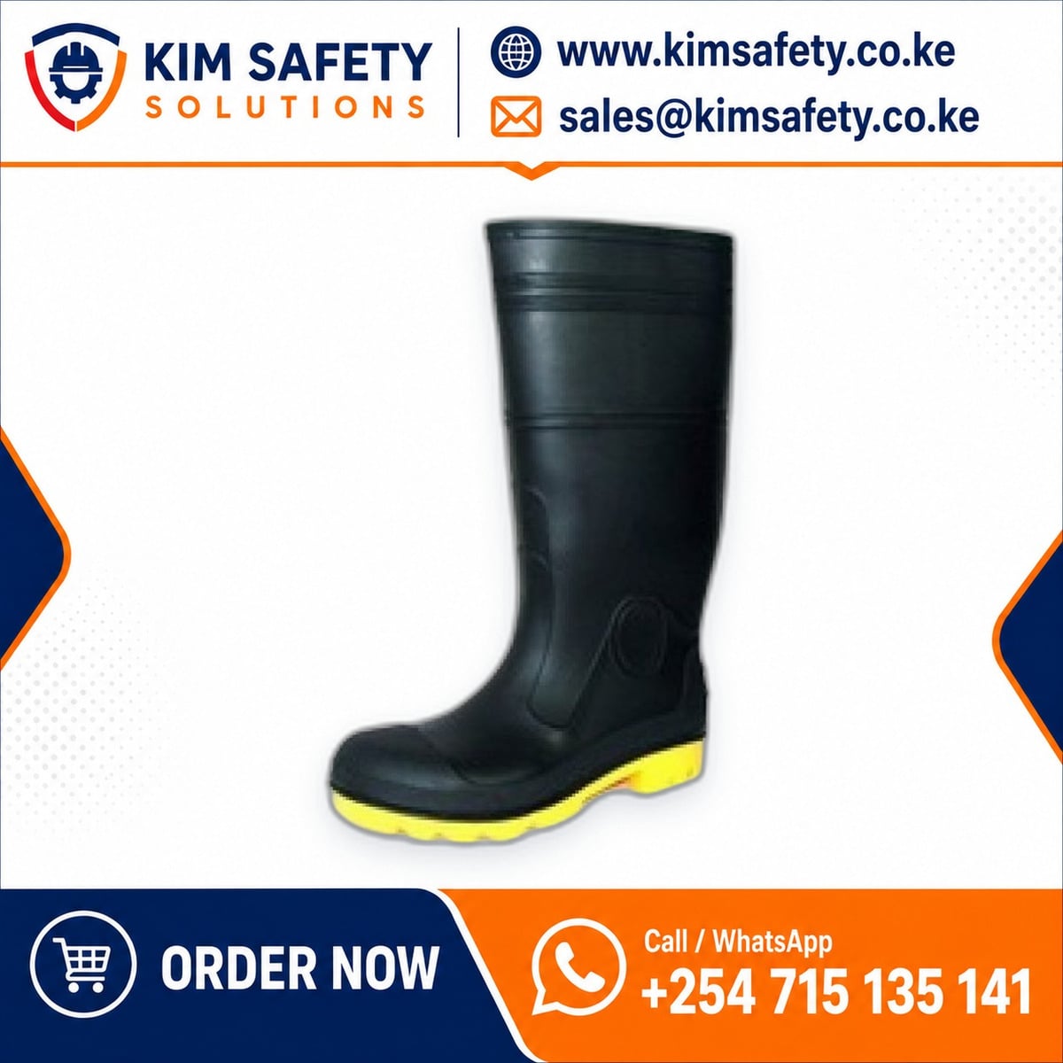 Steel Toe Gumboot — KimSafety