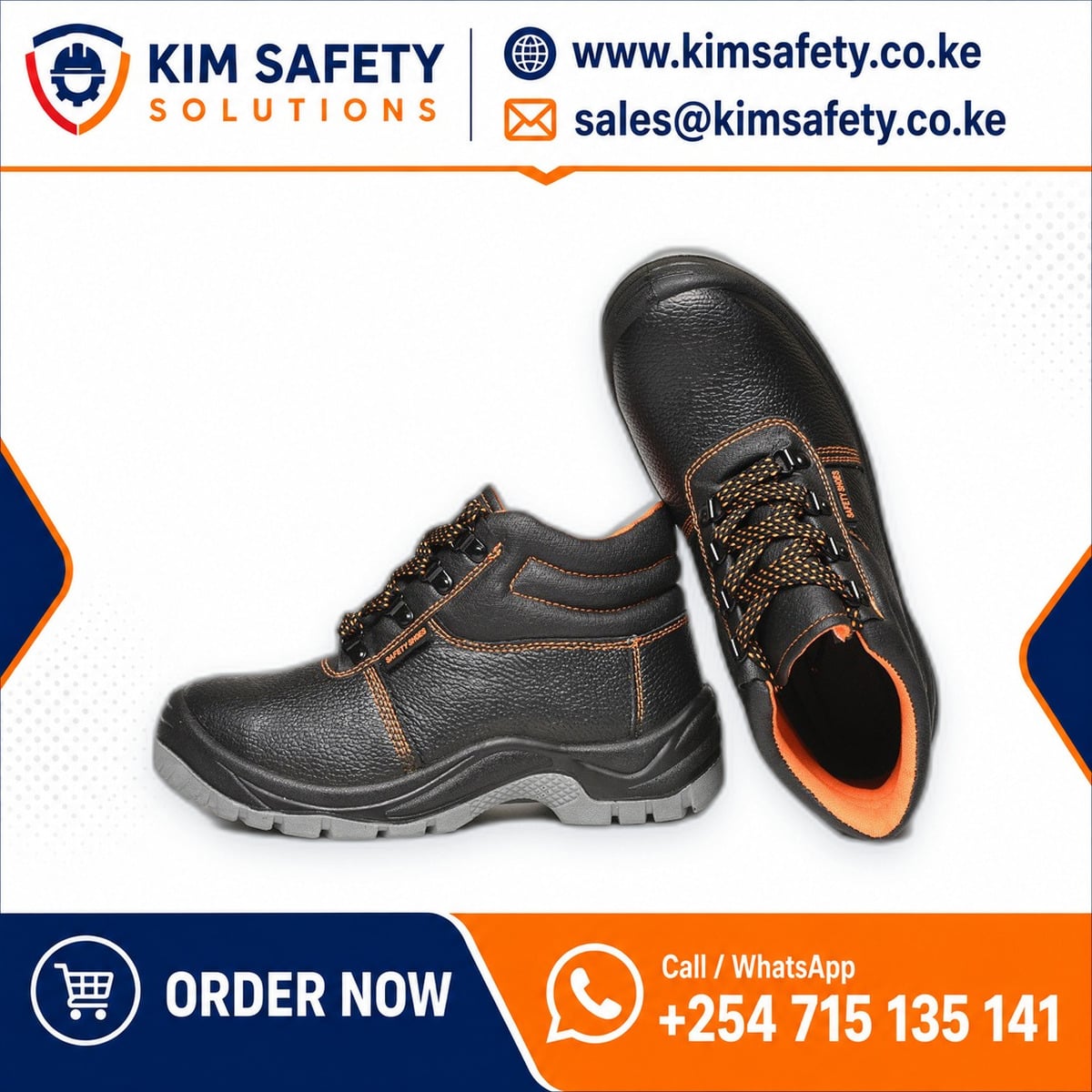 Steel-Toe Safety Shoes — KimSafety