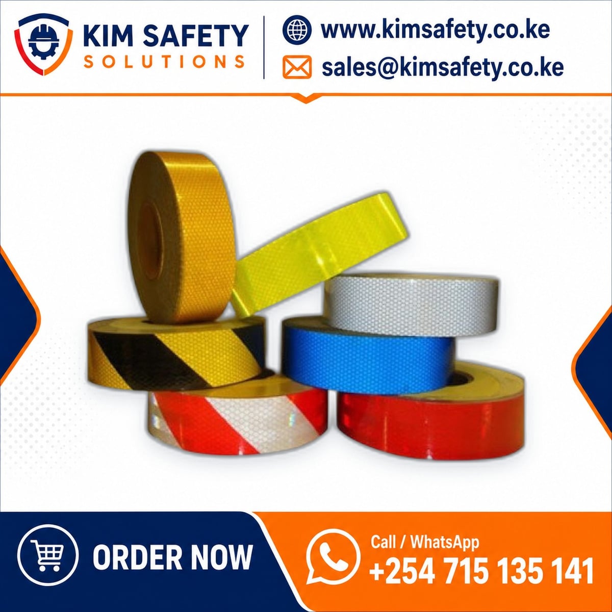 Truck Traffic Reflective Warning Safety Tape — KimSafety