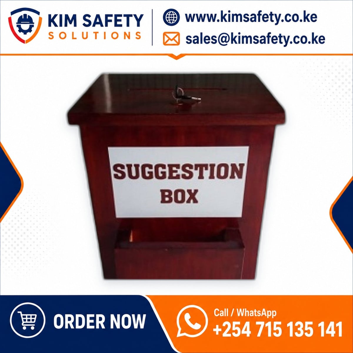 Wooden Suggestion Box — KimSafety